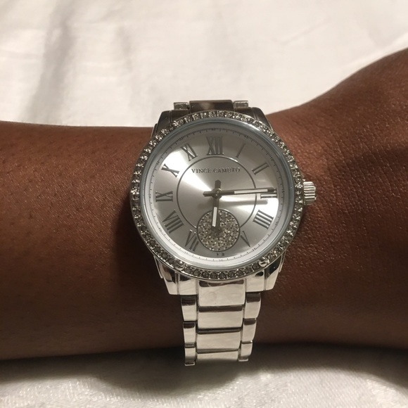 🆕💜 Vince Camuto  Women’s Silver/Bling Watch💜 - Picture 3 of 6